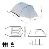 NILS CAMP ROCKER NC6013 3-personers campingtelt #11