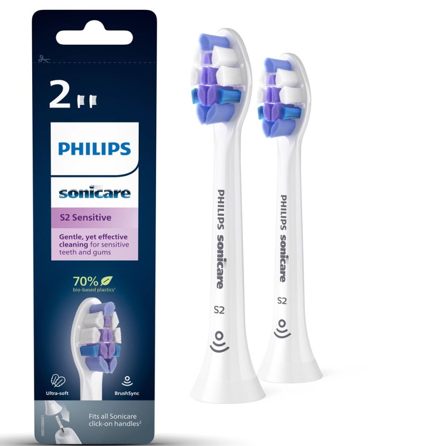 Philips S2 Sensitive HX6052/10 Soniske standardtandb�rstehoveder #2