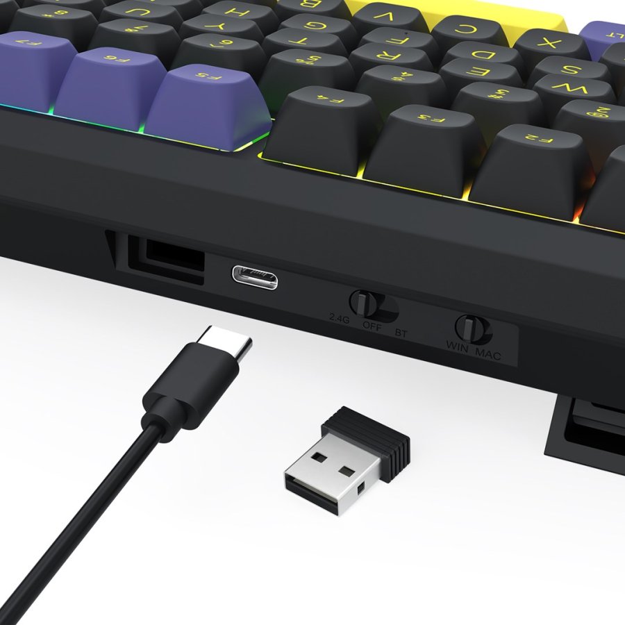 REDRAGON Glintstone K725LBY-RGB-PRO tastatur Sort #6