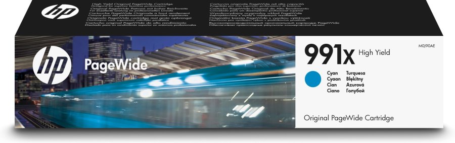 HP Original 991X PageWide-patron med hj kapacitet, cyan #1