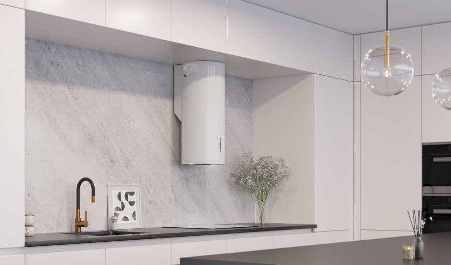 Vgmonteret emhtte MAAN Elba 2 W835 Hvid #10