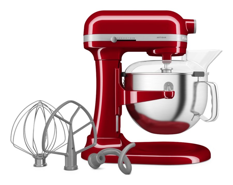 KitchenAid 5KSM60SPXEER Bordmixer 375 W Gr�, R�d, Rustfrit st�l #3