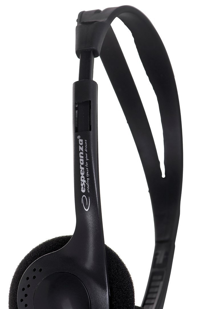 Esperanza EH102 hovedtelefoner/headset Ledningsf�rt Opkald/musik Sort #11