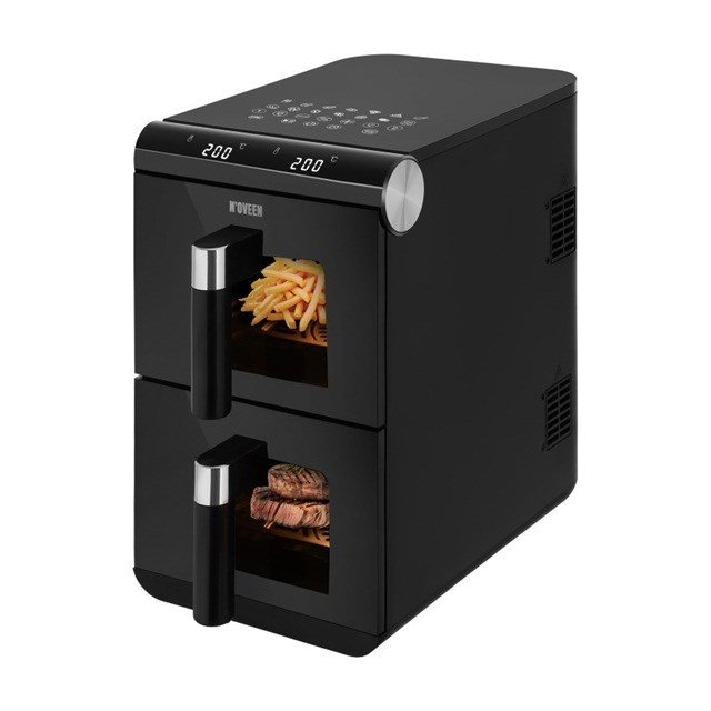 Noveen DoubleCrisp AF5050 X-LINE Fedtfri frituregryde 1700 W Sort #25