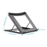 Manhattan 462129 laptop stativ Sort 39,6 cm (15.6