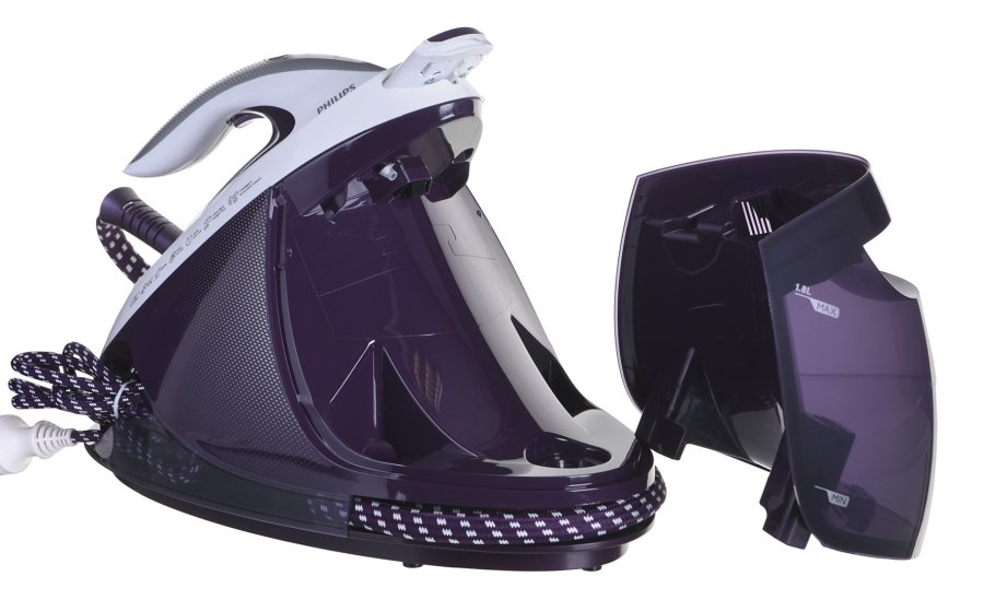 Philips GC9660/30 Dampstrygning station 2700 W 1,8 L T ionicGlide strygesl Lilla, Hvid #6