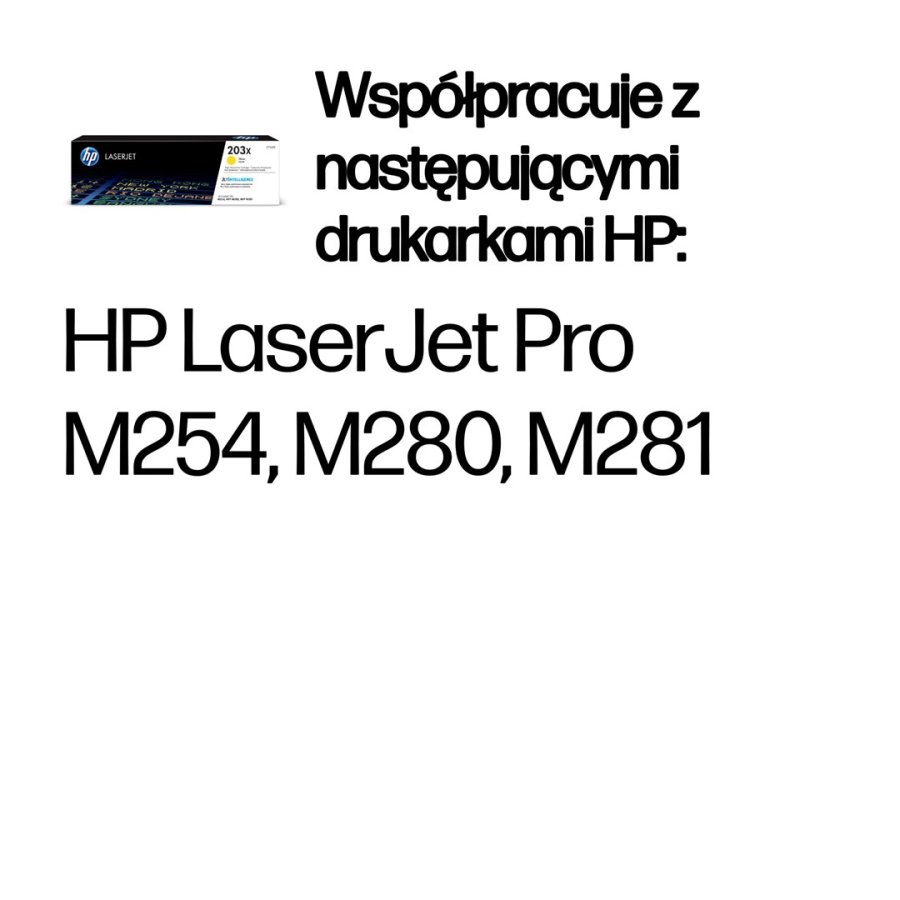 HP LaserJet Original 203X -tonerpatron med h�j kapacitet, gul #3