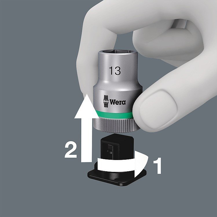 WERA 8006 SC 1 Zyklop Hybrid Ratchet set 1/2  drive metric #10