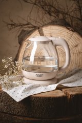 Adler AD 1283C elkedel 1 L 900 W Cremefarvet #7