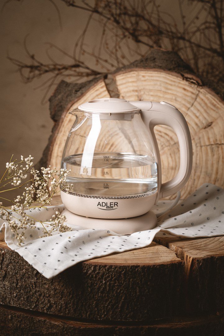 Adler AD 1283C elkedel 1 L 900 W Cremefarvet #7