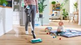Bosch BCS71HYG4 Ledningsfri 2-i-1-stvsuger, stvsugning og mopping Unlimited 7 ProHygienic Aqua White #7