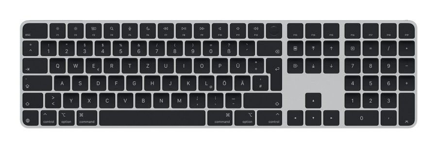 Apple Magic tastatur Universel USB + Bluetooth QWERTZ Tysk Sort #1