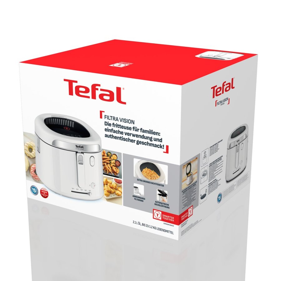 Tefal Filtra Vision FF2541E0 frituregryde Enkelt 2,1 L Enkeltst�ende 1900 W Hvid #5