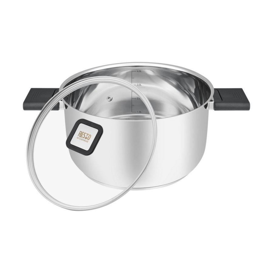 Resto Kitchenware Anser 4,4 L Rund Sort, Rustfrit stl #28