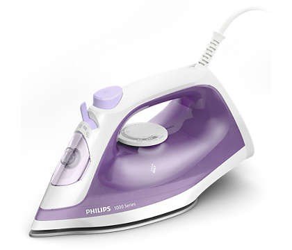 Philips 1000 series DST1020/30 strygejern Dampstrygejern Non-stick bundplade 1800 W Violet, Hvid #1