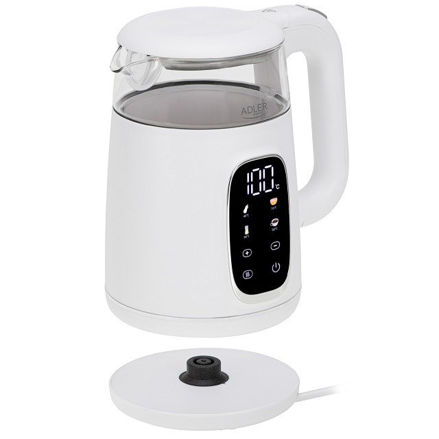 ADLER AD 1305 elkedel hvid/slv #9