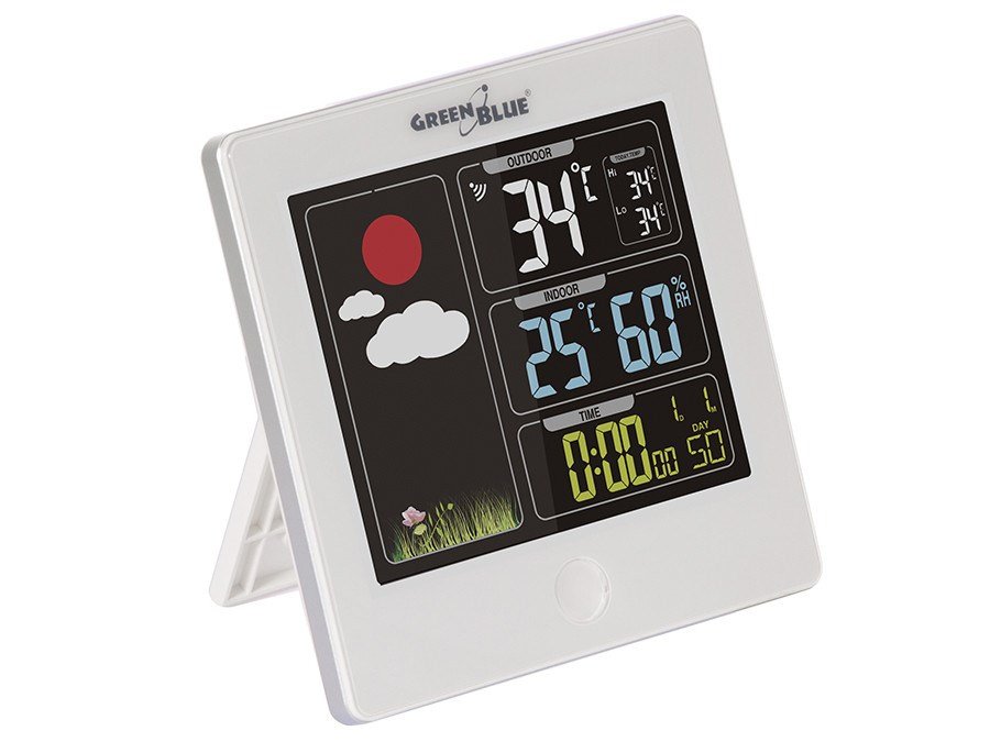 Greenblue GB521W digital vejrstation Hvid Vekselstrm/batteri #4