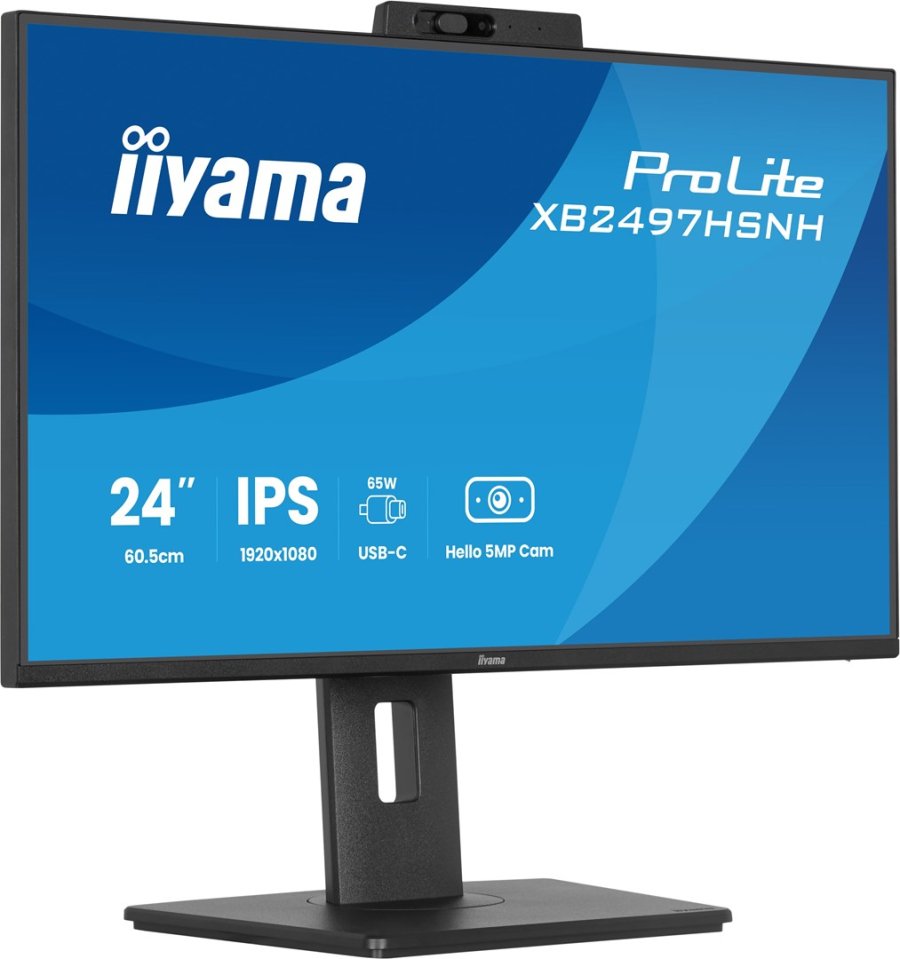 iiyama ProLite XB2497HSNH-B1 24IN IPS LCD 4MS 1920X1080 350CD/M2 HDMI/DP/USB 2 computersk�rm 60,5 cm (23.8