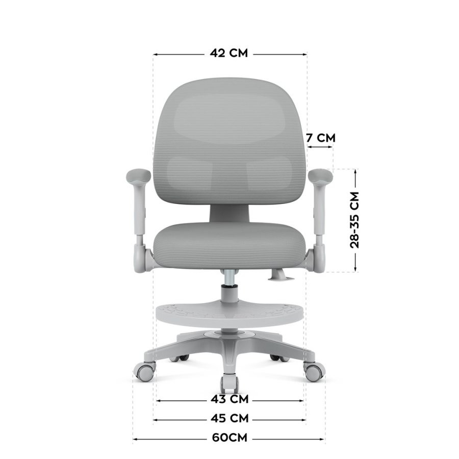 Fotel obrotowy Junior 5.0 Grey #15