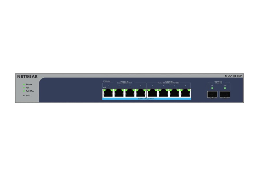 NETGEAR MS510TXUP Administreret L2+ 10G Ethernet (100/1000/10000) Str�m over Ethernet (PoE) Gr� #4