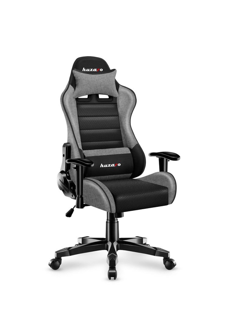 Gaming stol til brn Huzaro HZ-Ranger 6.0 Gr Mesh, gr og sort #1