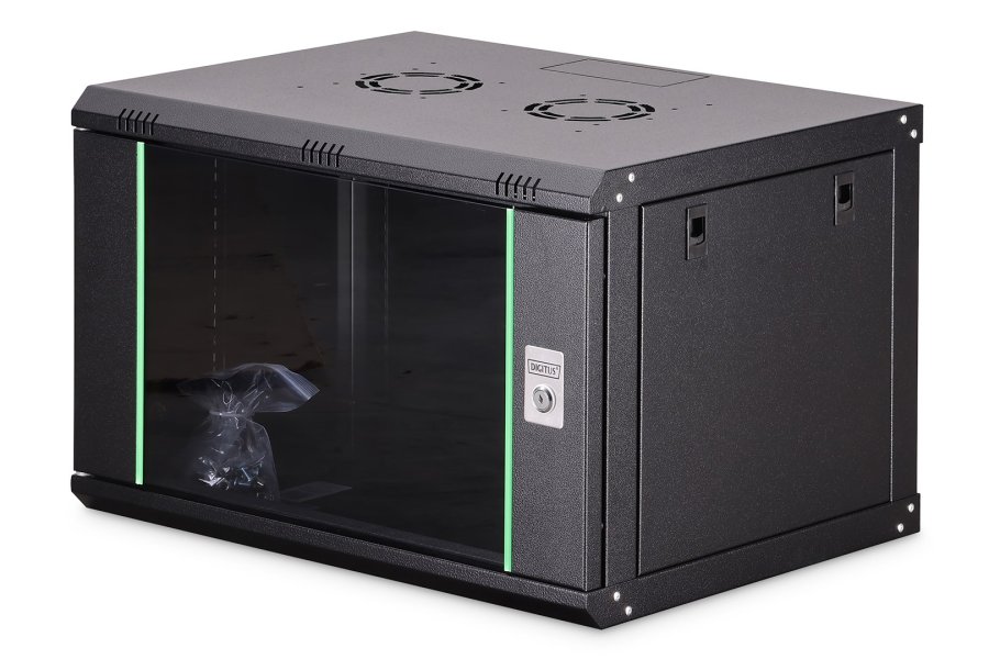 Digitus DN-19 07-U-EC-SW stativ 7U V�gmonteret stativ Sort #1