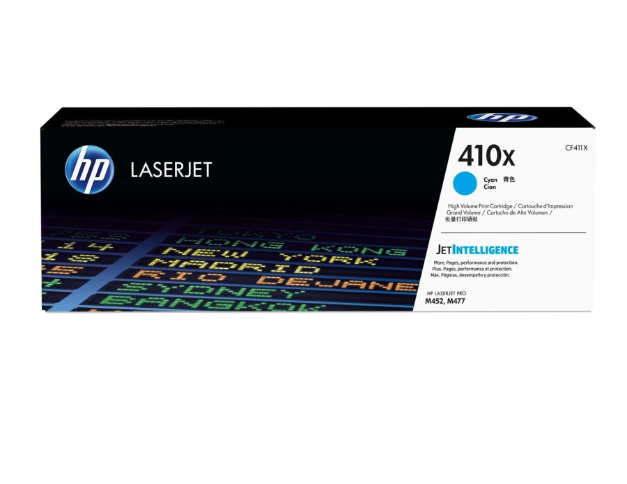 HP Original 410X LaserJet-tonerpatron med hj kapacitet, cyan #1