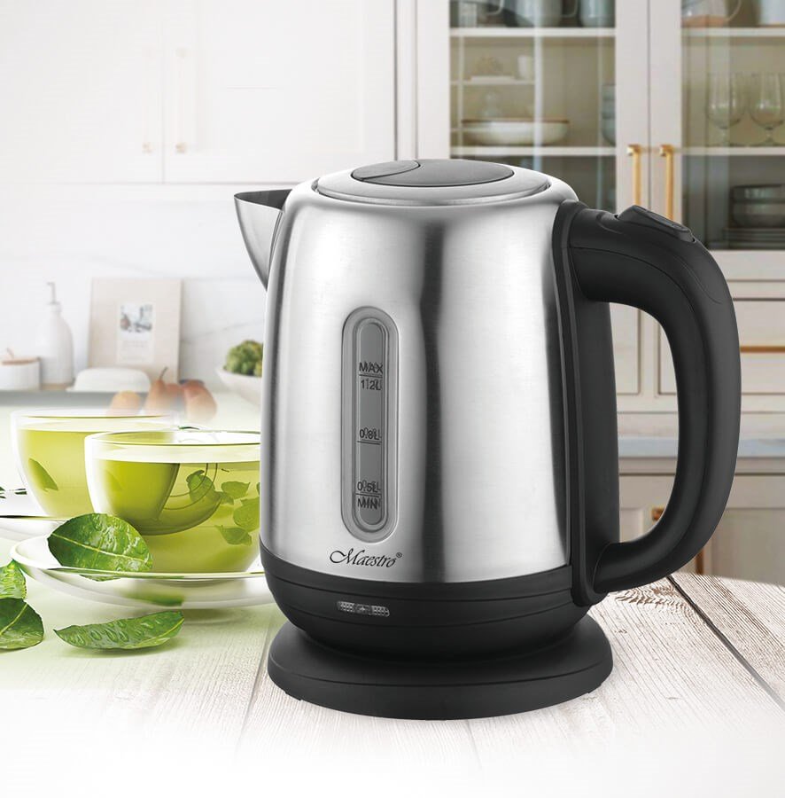 MAESTRO MR-027 elkedel 1,2 L 1630 W Stl, Sort #3