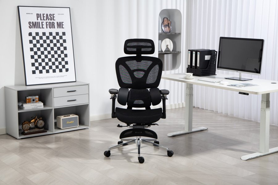 Activejet ergonomisk kontorstol YK848 sort #49