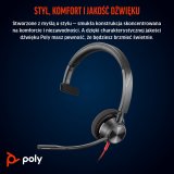 HP Poly Blackwire 3310 Monaural Microsoft Teams Certified USB-C Headset +USB-C/A Adapter #8