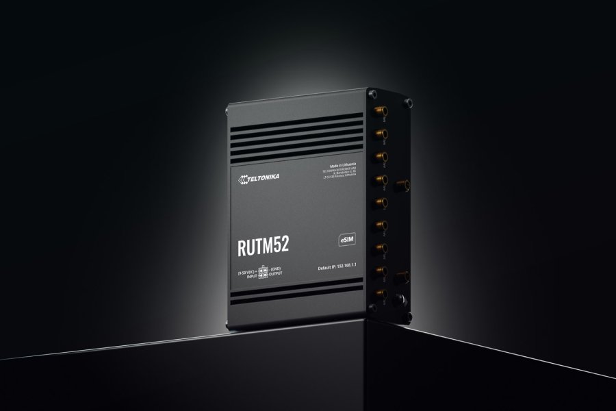 Teltonika RUTM5210B000 tr�dl�s router Gigabit Ethernet Dual-band (2,4 GHz / 5 GHz) 5G Sort #2