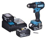 MAKITA DDF485RF3J Trdls boremaskine 3x 18V 3Ah #1