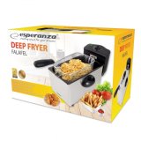 Esperanza FALAFEL Enkelt 3 L Enkeltstende 2200 W Frituregryde Sort, Hvid #7