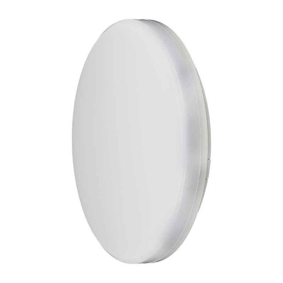 Plafond V-TAC VT-8033 overflademonteret 15W LED SAMSUNG CHIP IP44 120lm/W 4000K 1850lm (SKU 2155669) Hvid #1