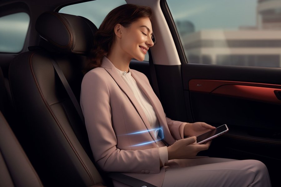 SKG W9-Pro massageapparat Talje Hvid #7