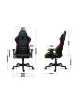 Huzaro Force 6.3 PC gamingstol Spand (vugge) sde Sort, Flerfarvet #14