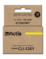 Actis KC-526Y blk (Canon CLI-526Y erstatning; Standard; 10 ml; gul) #1
