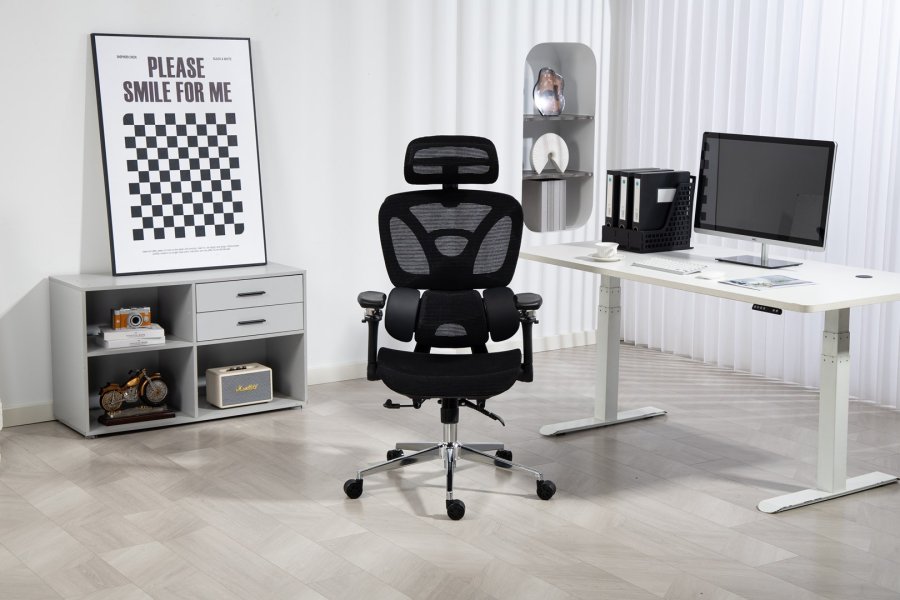 Activejet ergonomisk kontorstol YK848 sort #20
