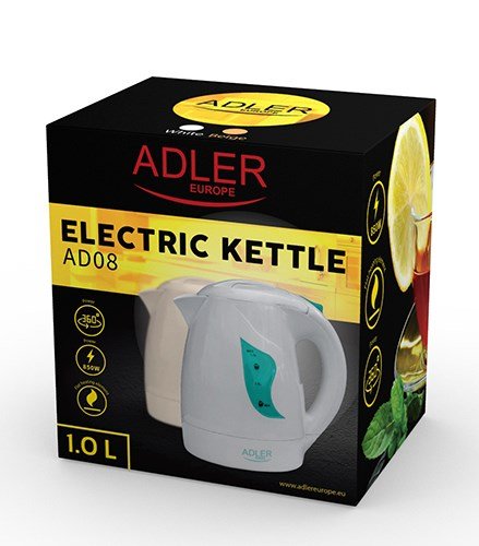 Adler AD 08 w elkedel 1 L 850 W Hvid #11