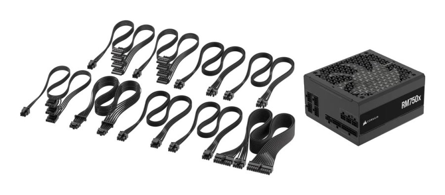 Corsair RM750x enhed til str�mforsyning 750 W 24-pin ATX ATX Sort #3