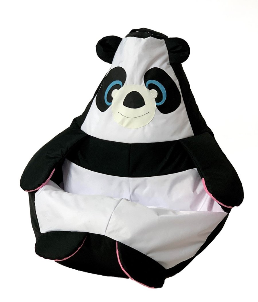 Puf GO GIFT Hvid Sort Oxford 130 x 90 cm #5