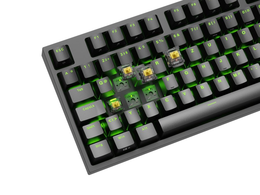 GENESIS Thor 404 TKL tastatur Spil USB QWERTZ Tysk Sort #10