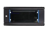 Extralink 4U 600X450 WALL-MOUNTED RACKMOUNT CABINET BLACK Vgmonteret stativ Sort #12