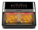 G3 Ferrari G10223 frituregryde Dobbelt 12 L Enkeltst�ende 2200 W Varmluftsteger Sort, Rustfrit st�l #4