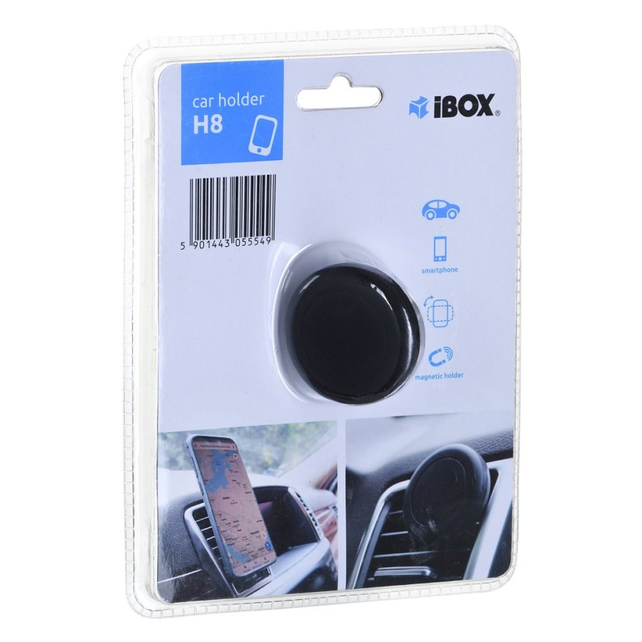 iBox H-8 Passiv holder Mobiltelefon/Smartphone Sort #1