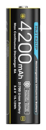 Nitecore NL2142LTP genopladeligt batteri Lithium-Ion (Li-Ion) 4200 mAh 3,6 V #5