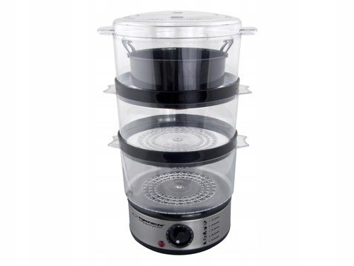 Esperanza EKG009 Dampkoger 3 kurve (r) i rustfrit stl 400 W 7,5L #4