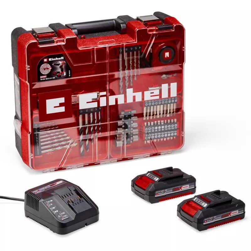Einhell TE-CD 18/2 18750 rpm Nglefri 1,45 kg Sort, Rd #4