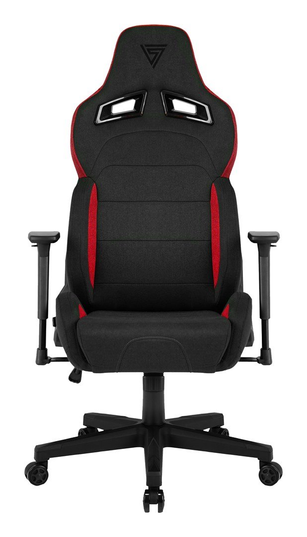 SENSE7 Sentinel PC gamingstol Polstret s�de Sort, R�d #8