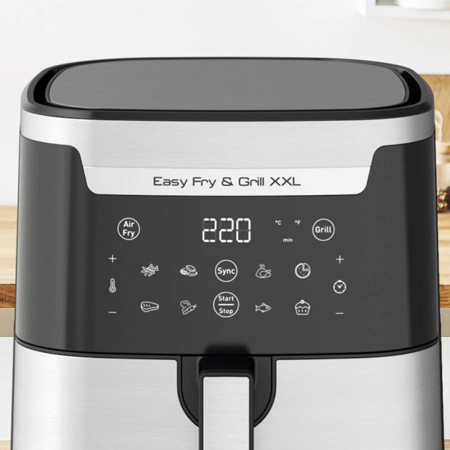 Tefal Easy Fry & Grill EY801D 6,5 L Enkeltstende 1830 W Varmluftsteger Rustfrit stl #3
